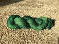 Pinetree on a base of Franklin Valley Cone Yarns - Superwash